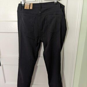 Prana Briann Pant Short Inseam, Size 12 Black NWT